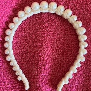 Lele Sadoughi pearl headband
